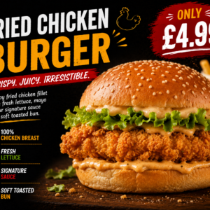 Fried Chicken Burger