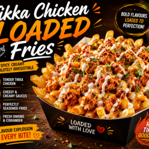 Tikka Chicken Loaded Fries